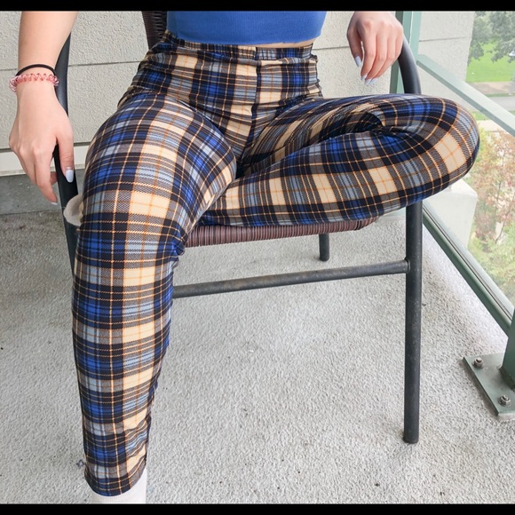 Zaful Plad leggings - Picture 3 of 3